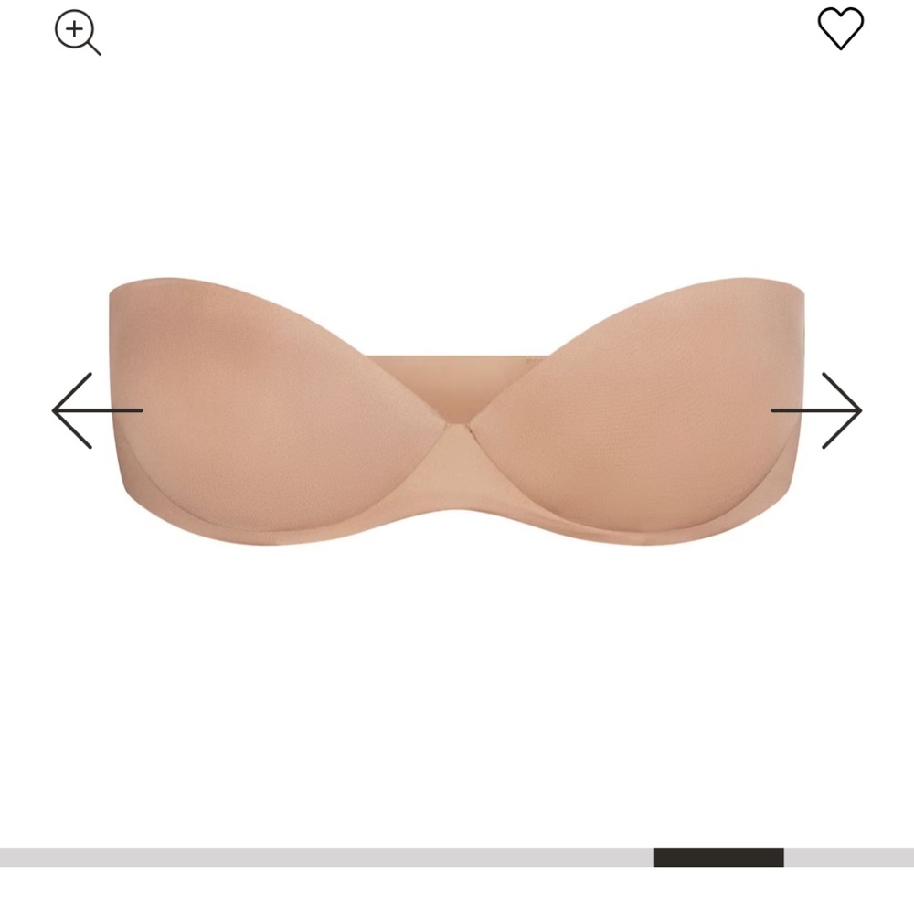 NWOT SKIMS ultimate push up strapless bra Clay  36 A